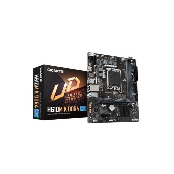 Placa Base Gigabyte H610M K DDR4 Socket 1700/ DDR4/ PCIe 4.0/ Micro ATX | Placas