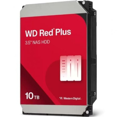 Disco Duro Western Digital WD Red Plus NAS 10TB/ 3.5'/ SATA III/ 512MB | HDD
