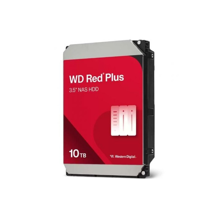 Disco Duro Western Digital WD Red Plus NAS 10TB/ 3.5'/ SATA III/ 512MB | HDD