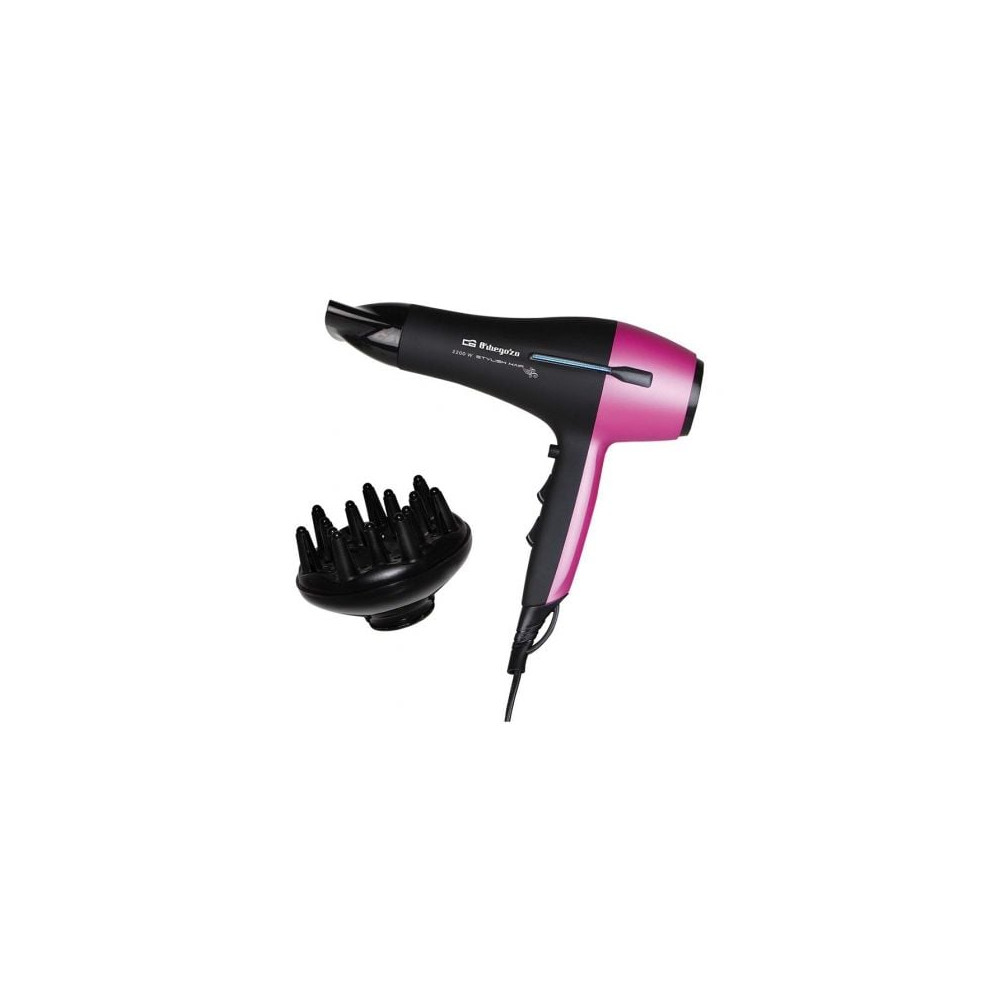 Secador Orbegozo SE 2320/ 2200W/ Negro y Lila | Secadores