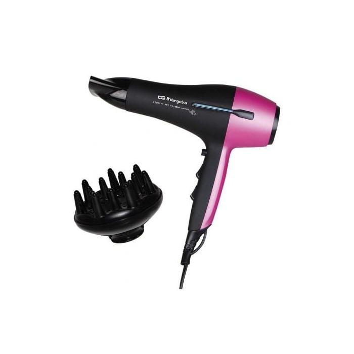 Secador Orbegozo SE 2320/ 2200W/ Negro y Lila | Secadores
