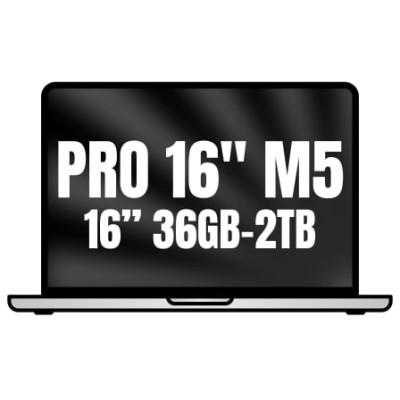 Apple Macbook Pro 16'/ M5 Max 18-Core CPU/ 36GB/ 2TB SSD/ 32-Core GPU/ Plata | MacBook Pro