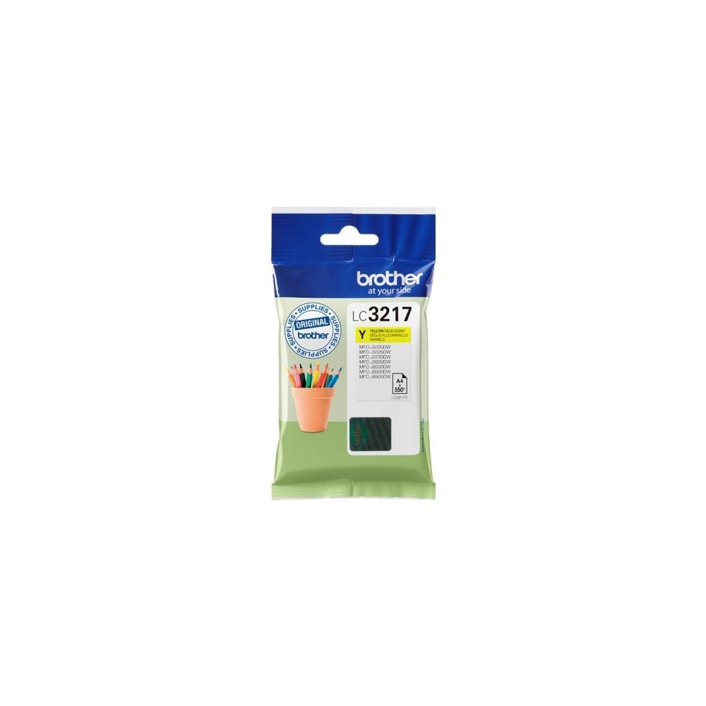 Cartucho de Tinta Original Brother LC-3217Y/ Amarillo
