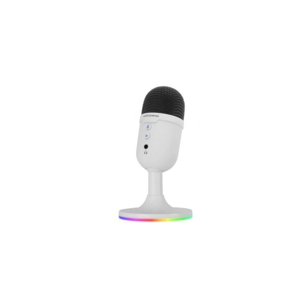 Micrófono Mars Gaming MMIC-CX/ USB 2.0/ Blanco | Auriculares y Micrófonos