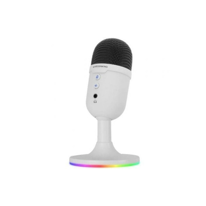 Micrófono Mars Gaming MMIC-CX/ USB 2.0/ Blanco | Auriculares y Micrófonos
