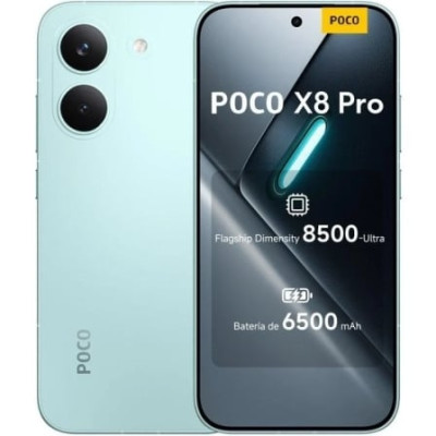 Smartphone Xiaomi POCO X8 Pro 8GB/ 512GB/ 6.59'/ 5G/ Verde | Smartphones