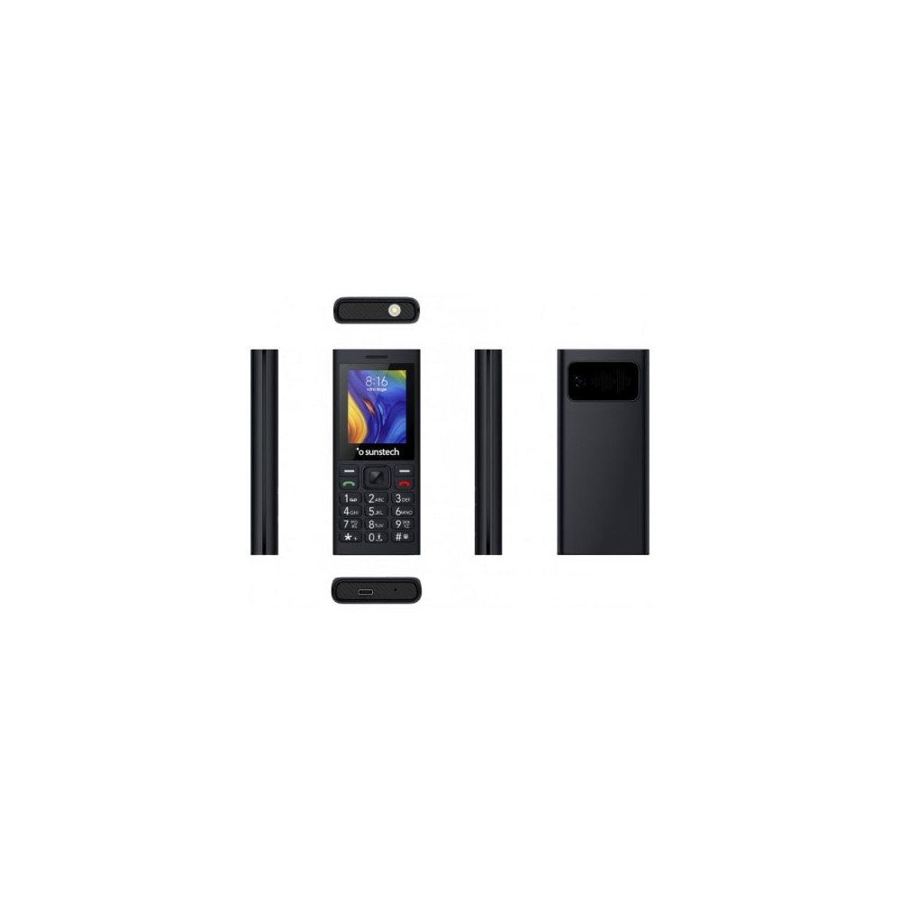 Teléfono Móvil Sunstech CEL5/ Negro | Básicos