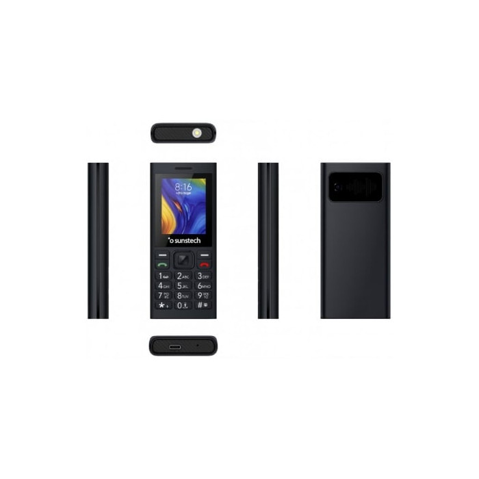 Teléfono Móvil Sunstech CEL5/ Negro | Básicos