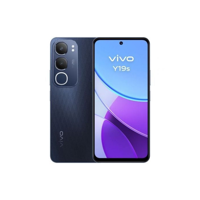 Smartphone Vivo Y19s 6GB/ 128GB/ 6.68'/ Negro Obsidiana