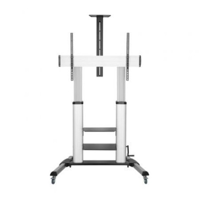 Soporte de Suelo Inclinable con Ruedas y Manivela Aisens FT100TE-125 para TV 60-100'/ hasta 100kg