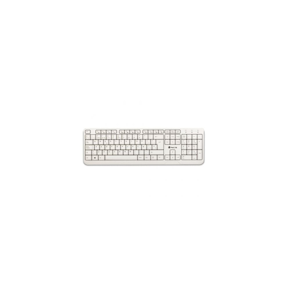 Teclado NGS Spike/ Blanco | Teclados
