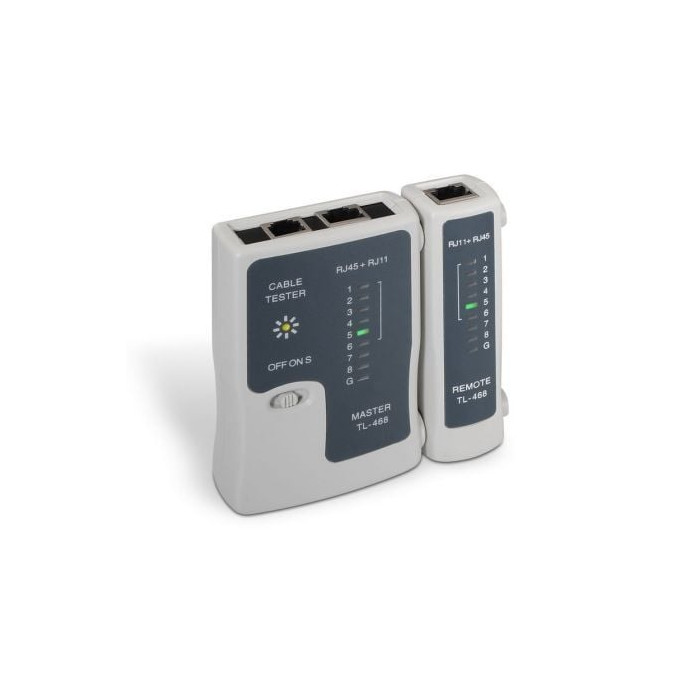 Tester Aisens A142-0312 para RJ11-RJ12-RJ45 | Herramientas y Limpieza