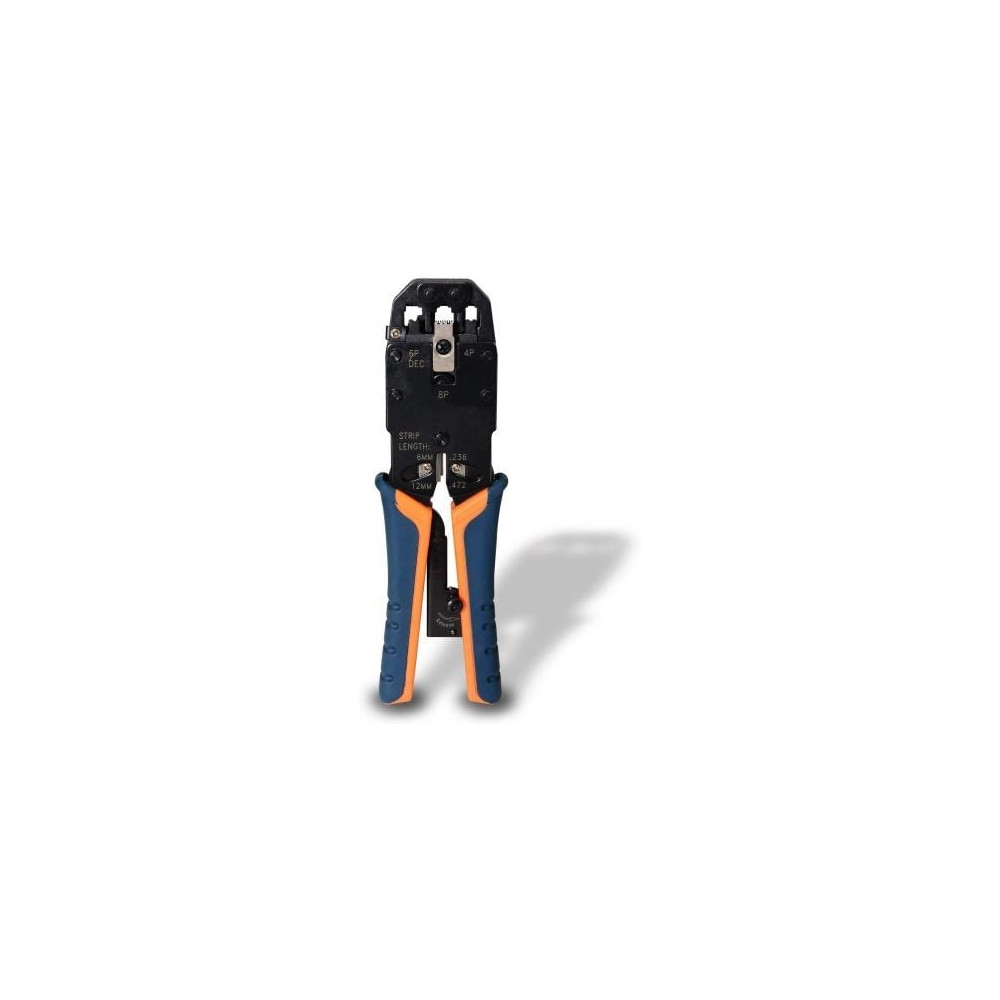 Crimpadora Metálica de Carraca Aisens A142-0311 para RJ10-RJ11-RJ12-RJ45 | Herramientas y Limpieza