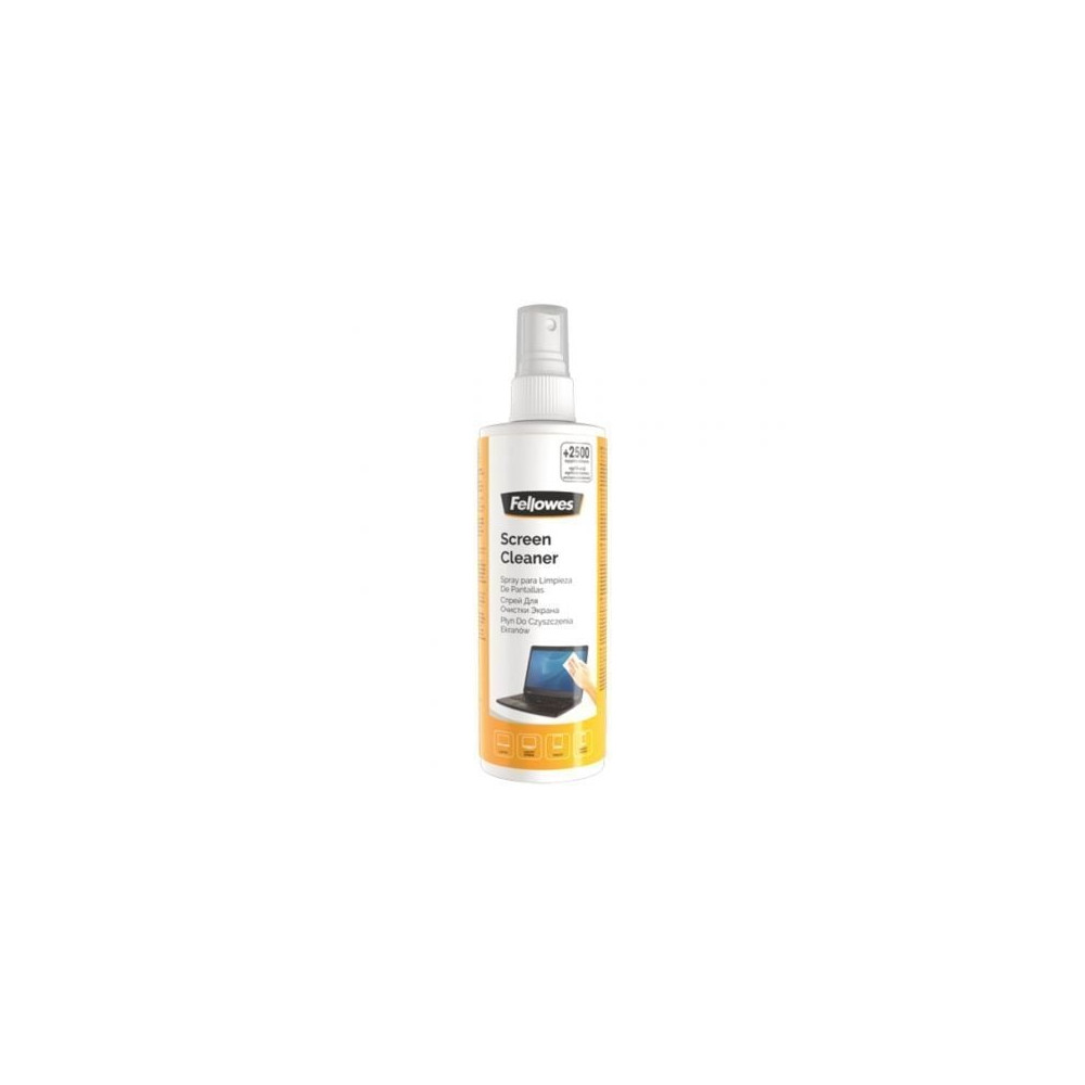 Spray Limpiador de Pantallas Fellowes 99718/ Capacidad 250ml | Herramientas y Limpieza