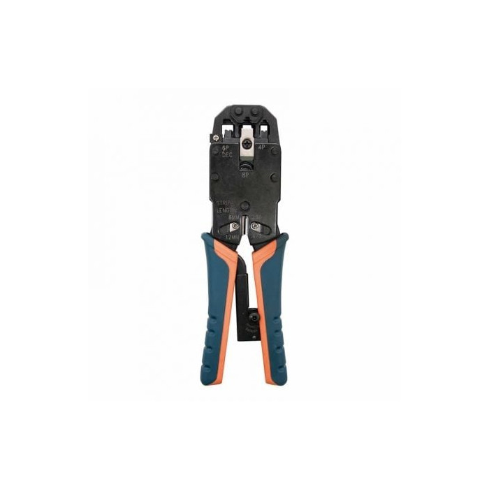 Crimpadora Metálica de Carraca Nanocable 10.31.0102 para RJ10-RJ11-RJ12-RJ45 | Herramientas y Limpieza