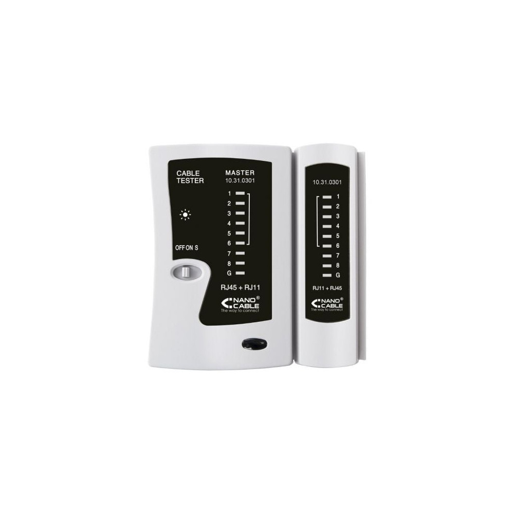 Tester Nanocable 10.31.0301 para RJ11-RJ12-RJ45 | Herramientas y Limpieza