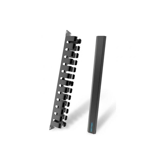 Organizador de Cables de Red Vention KHAB0/ 24 Puertos | Herramientas y Limpieza