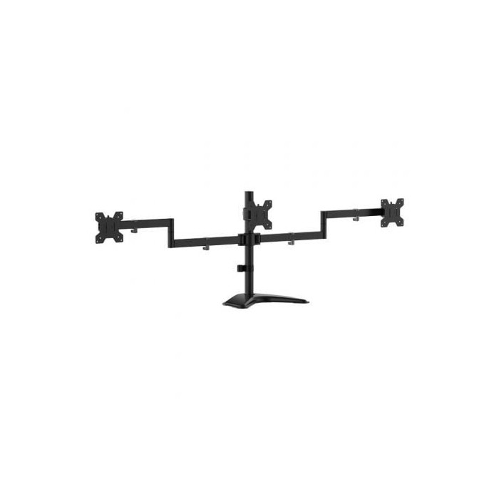 Soporte de Sobremesa para 3 Monitores Aisens DT27TSR-287/ Giratorio/ Inclinable/ hasta 10kg | Soportes PC y Monitor