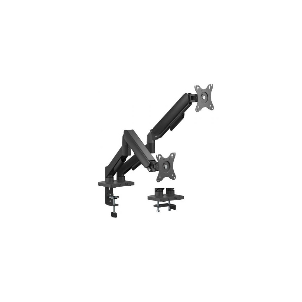 Soporte de Mesa con Contrapeso para 2 Monitores Aisens DT32TSR-357/ Giratorio/ Inclinable/ hasta 9kg | Soportes PC y Monitor