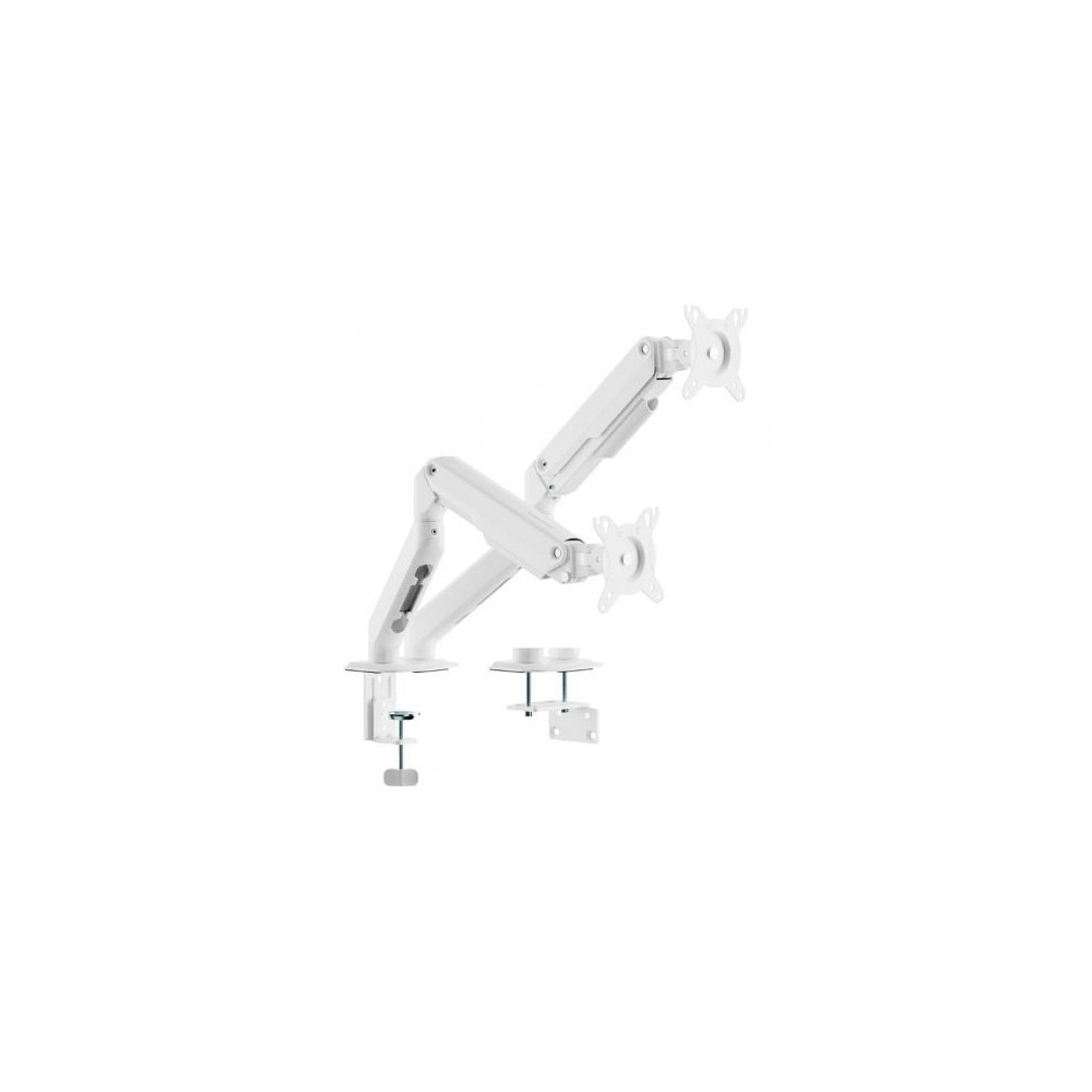 Soporte de Mesa con Contrapeso para 2 Monitores Aisens DT32TSR-439/ Giratorio/ Inclinable/ hasta 9kg | Soportes PC y Monitor