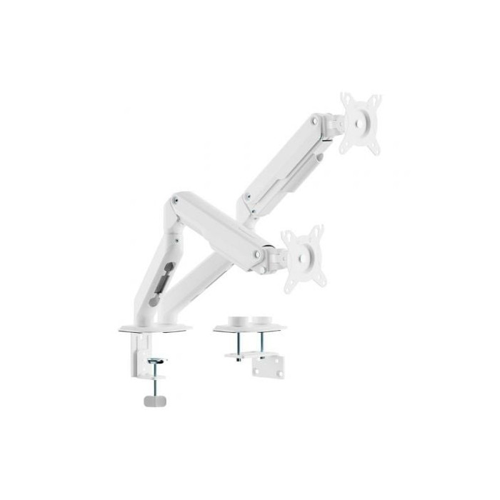 Soporte de Mesa con Contrapeso para 2 Monitores Aisens DT32TSR-439/ Giratorio/ Inclinable/ hasta 9kg | Soportes PC y Monitor