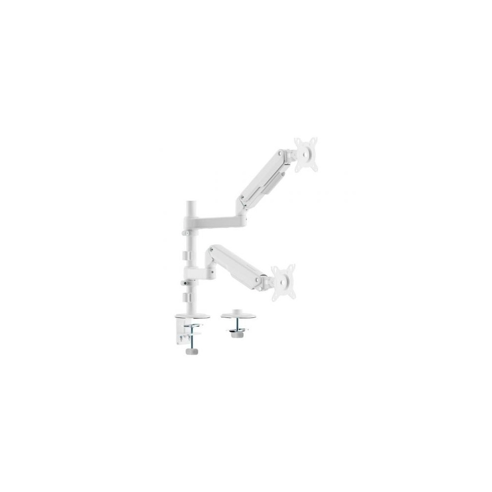 Soporte de Mesa con Contrapeso para 2 Monitores Aisens DT32TSR-441/ Giratorio/ Inclinable/ hasta 9kg | Soportes PC y Monitor