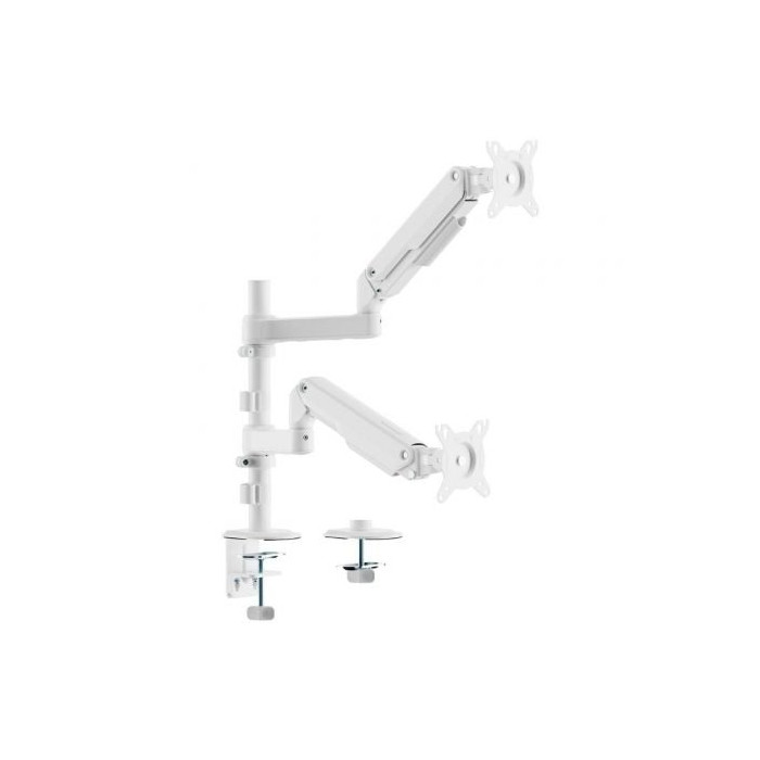 Soporte de Mesa con Contrapeso para 2 Monitores Aisens DT32TSR-441/ Giratorio/ Inclinable/ hasta 9kg | Soportes PC y Monitor
