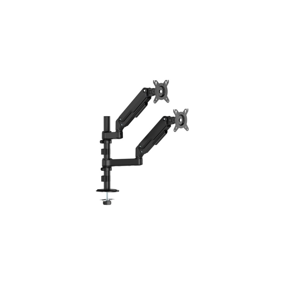 Soporte de Mesa con Contrapeso para 2 Monitores Aisens DT32TSR-453/ Giratorio/ Inclinable/ hasta 9kg | Soportes PC y Monitor
