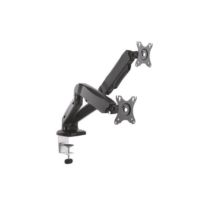 Soporte de Mesa con Contrapeso para 2 Monitores Aisens DT27TSR-045/ Giratorio/ Inclinable/ hasta 9kg | Soportes PC y Monitor