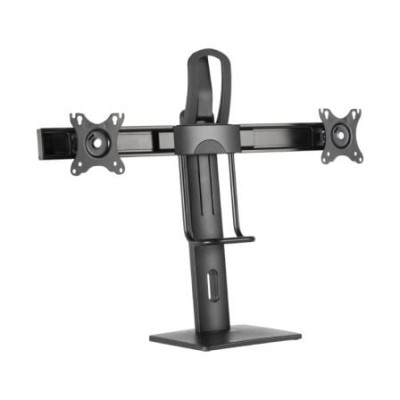 Soporte de Sobremesa con Contrapeso para 2 Monitores Aisens DT27TSR-065/ Giratorio/ Inclinable/ hasta 6kg | Soportes PC y Monito