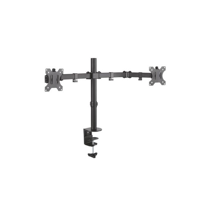 Soporte de Mesa para 2 Monitores Aisens DT32TSR-041/ Giratorio/ Inclinable/ hasta 8kg | Soportes PC y Monitor