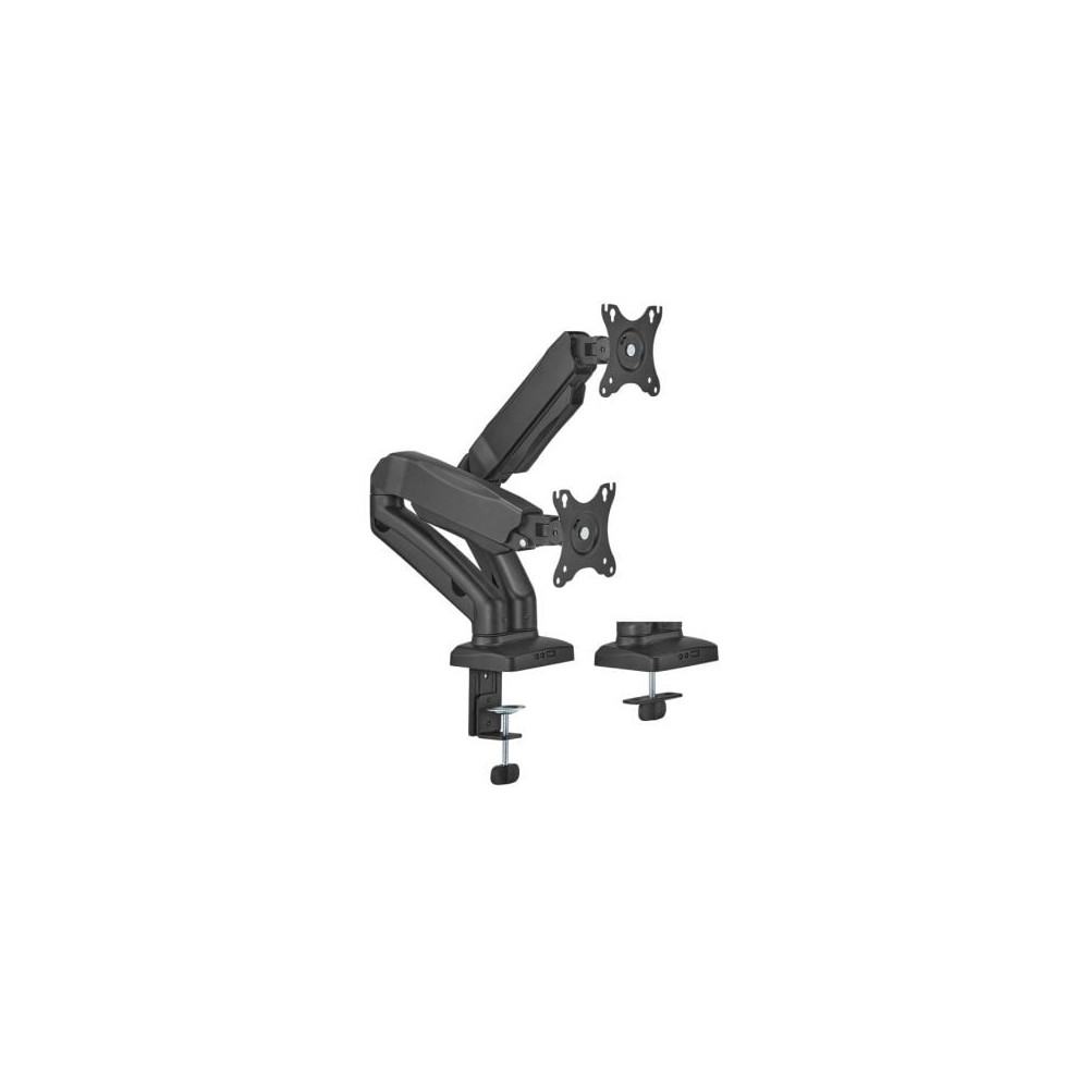 Soporte de Mesa con Contrapeso para 2 Monitores o TV Aisens DT32TSR-221/Giratorio/ Inclinable/ hasta 9kg | Soportes PC y Monitor