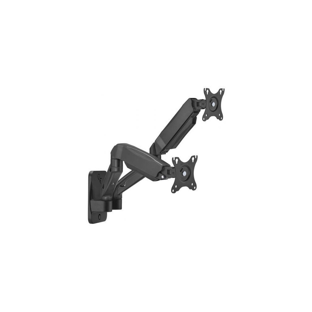 Soporte de Pared para 2 Monitores o TV Aisens WT32TSR-225/ Giratorio/ Inclinable/ hasta 9kg | Soportes PC y Monitor