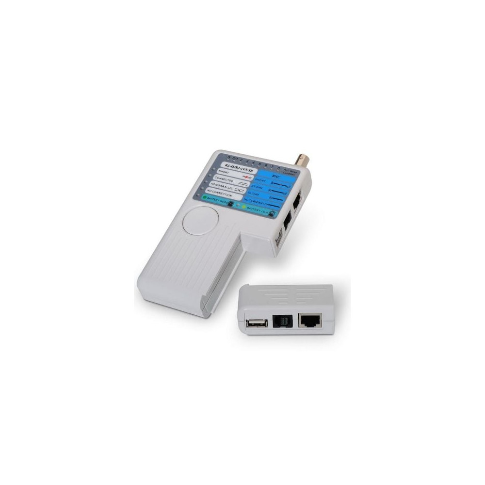 Tester Aisens A142-0313 para RJ11-RJ12-RJ45/ USB/ Coaxial | Herramientas y Limpieza