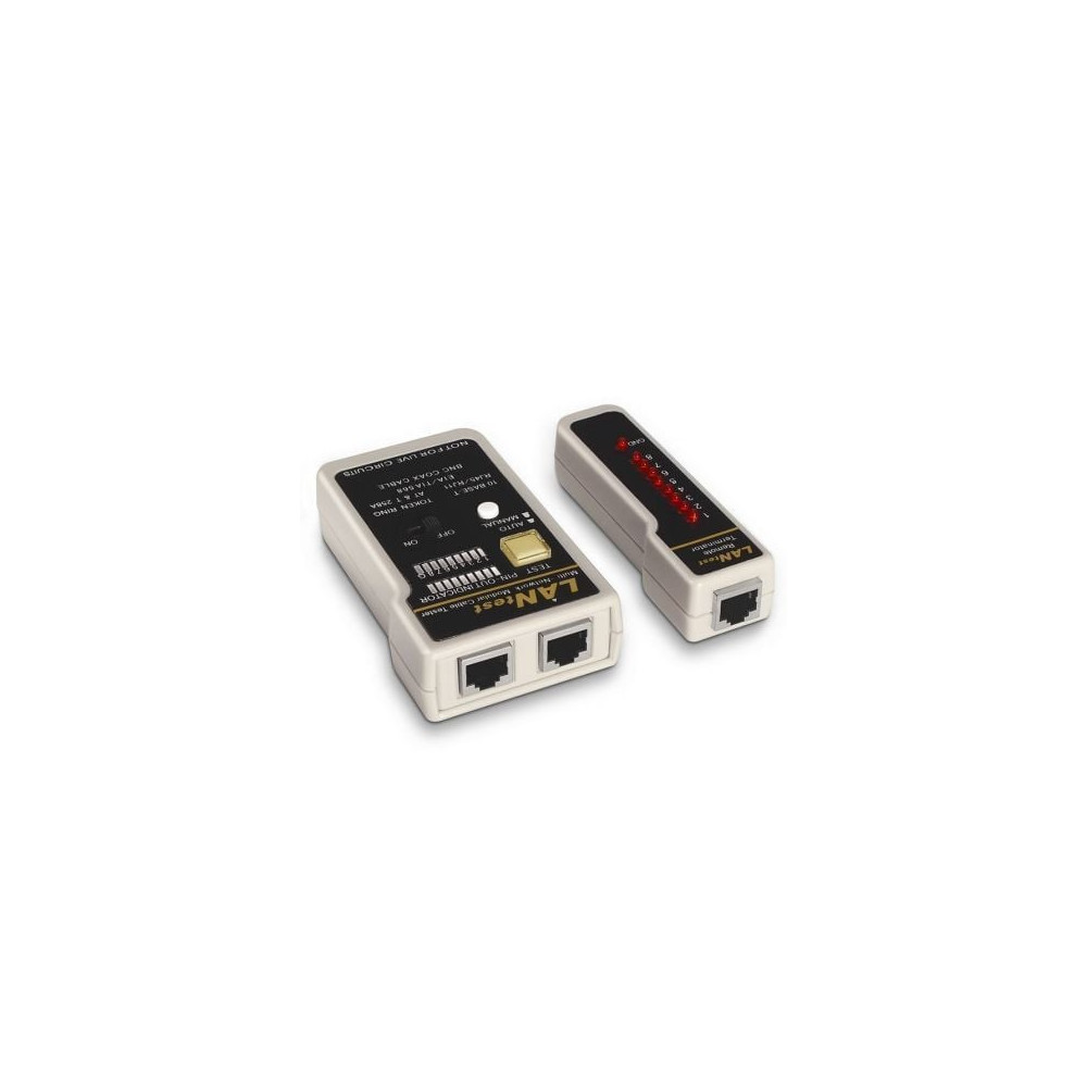 Tester Aisens A142-0314 para RJ11-RJ12-RJ45/ Coaxial | Herramientas y Limpieza