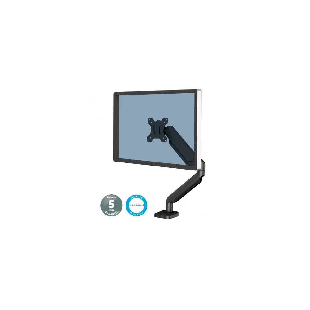 Soporte de Mesa para Monitor Fellowes 8043301/ Giratorio/ Inclinable/ hasta 8kg | Soportes PC y Monitor