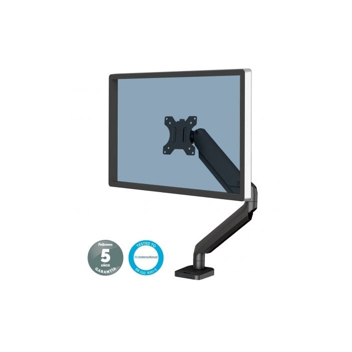 Soporte de Mesa para Monitor Fellowes 8043301/ Giratorio/ Inclinable/ hasta 8kg | Soportes PC y Monitor