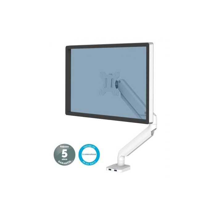 Soporte de Mesa para Monitor Fellowes 8056201/ Giratorio/ Inclinable/ hasta 8kg | Soportes PC y Monitor