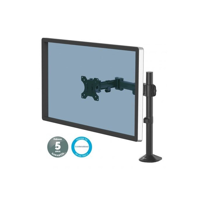 Soporte de Mesa para Monitor Fellowes 8502501/ Giratorio/ Inclinable/ hasta 8kg | Soportes PC y Monitor