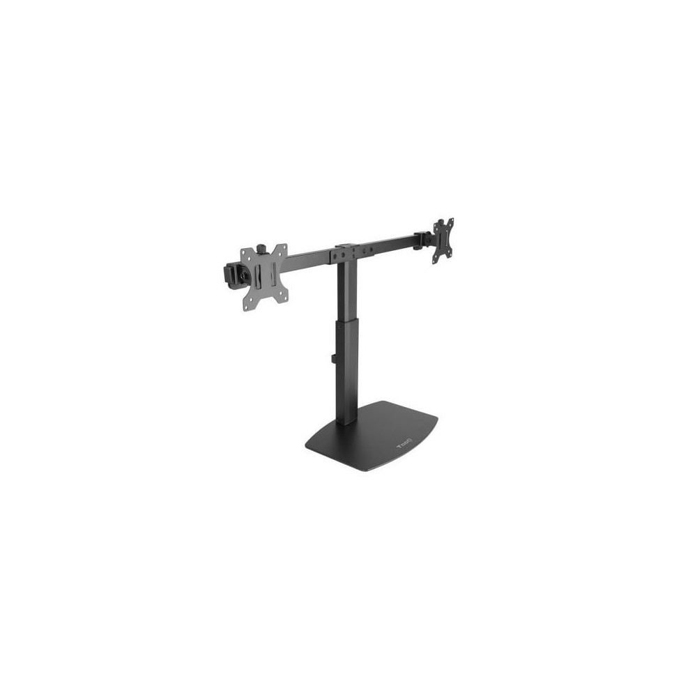 Soporte de Sobremesa para 2 Monitores TooQ DB1727TN-B/ Giratorio/ Inclinable/ hasta 6kg | Soportes PC y Monitor