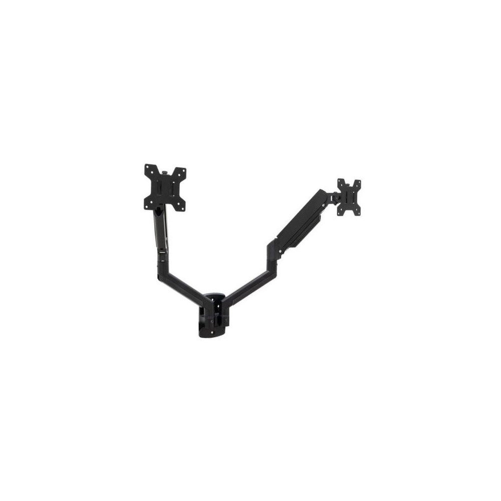 Soporte de Pared para 2 Monitores TooQ LP1434TNR-B/ Giratorio/ Inclinable/ Rotatorio/ hasta 10kg | Soportes PC y Monitor