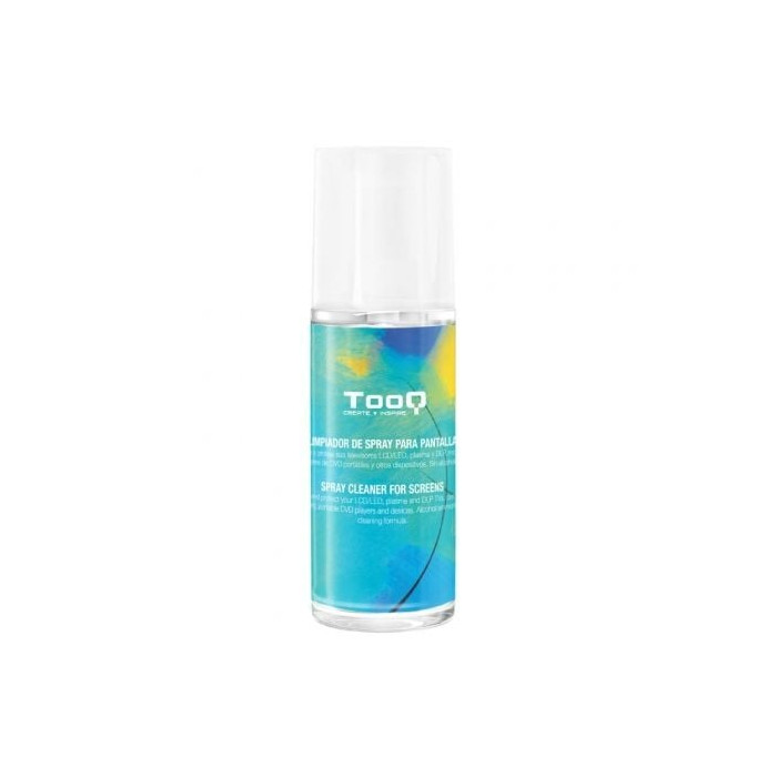 Kit Limpiador de Pantallas TooQ TQSC0016/ Spray 150ml + Paño Microfibra | Herramientas y Limpieza
