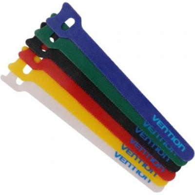Tira Organizadora de Cables Vention KAC00/ 15cm/ Pack de 6 | Herramientas y Limpieza