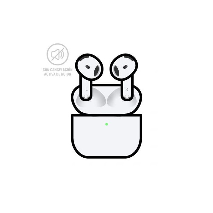 Auriculares Bluetooth Apple Airpods V4 4a Generacion/ Cancelacion de Ruido | Periféricos