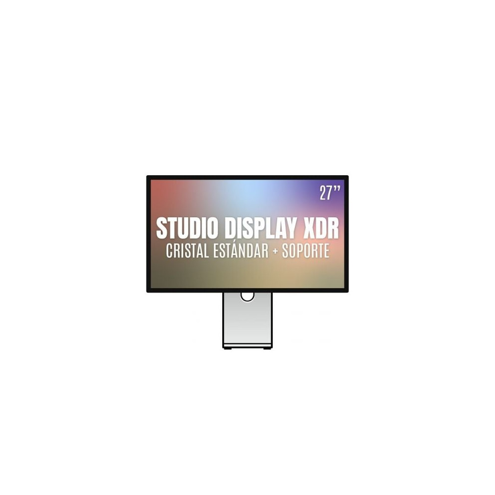 Apple Studio Display XDR 27'/ Cristal Estándar / Soporte con altura e inclinación ajustable | Monitores