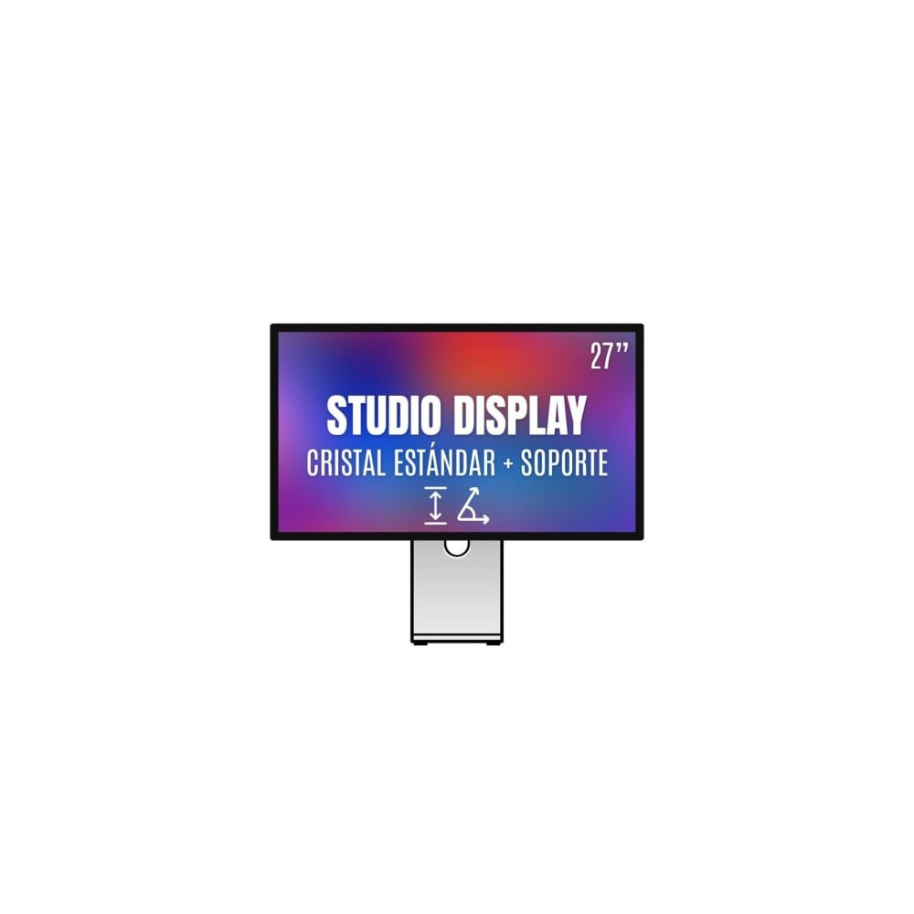 Apple Studio Display 27'/ Cristal Estándar/ Soporte con inclinación ajustable | Monitores