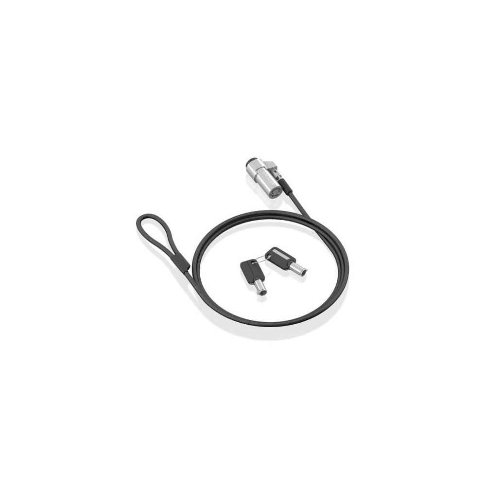 Cable de Seguridad Tipo NANO para Portátiles Aisens ASLK-D45K06-BK/ 1.5m | Cables de Seguridad