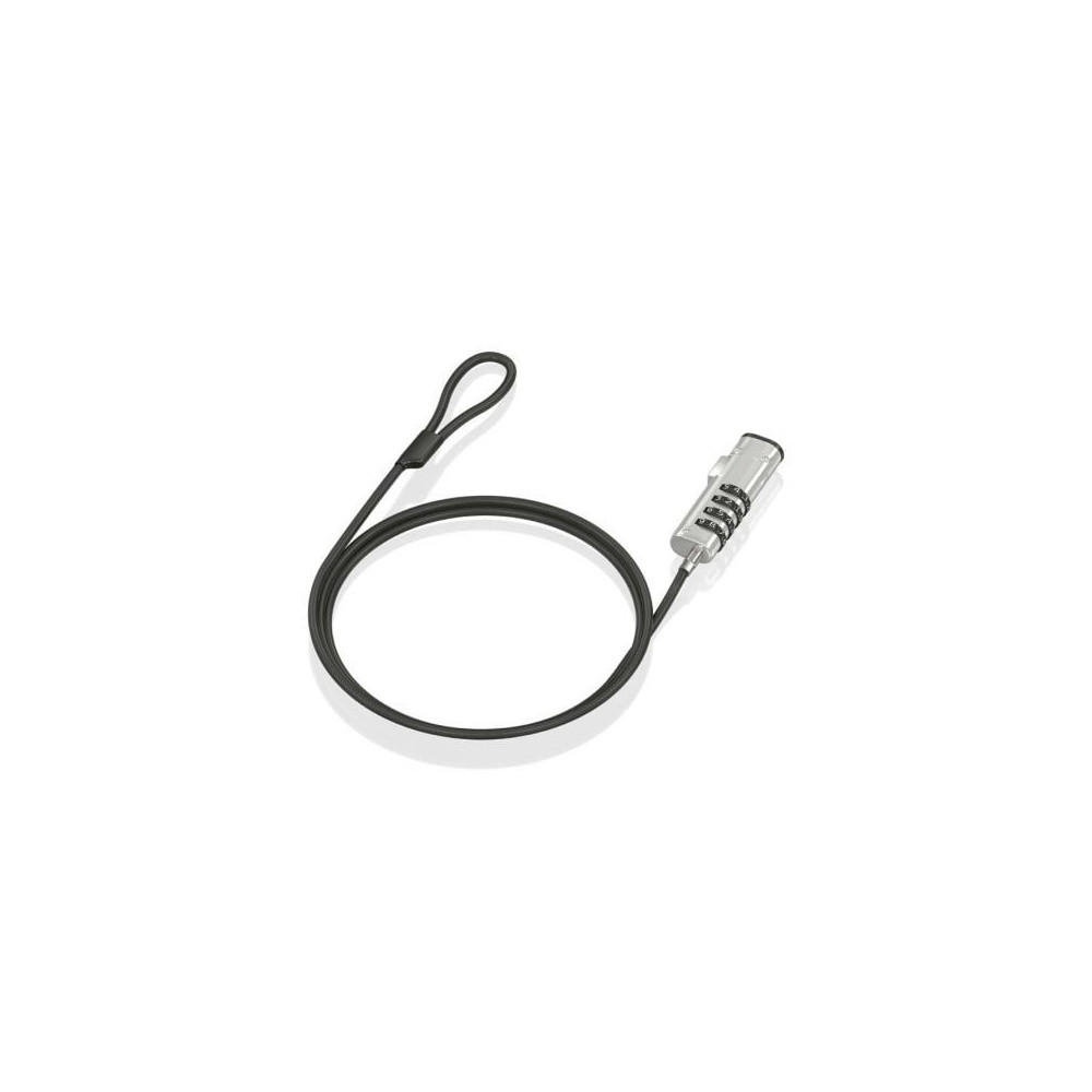 Cable de Seguridad Tipo NANO para Portátiles Aisens ASLK-D50N05-BK/ 1.5m | Cables de Seguridad