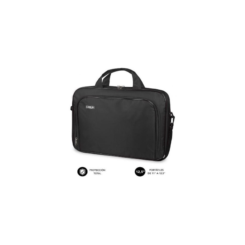 Maletín Subblim Oxford para Portátiles hasta 12.5'/ Negro | Maletines y Fundas