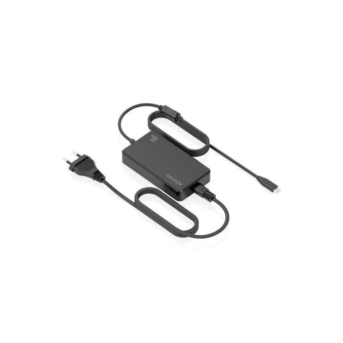 Cargador de Portátil GaN Aisens ASCH-1PD90D069-BK/ 1xUSB Tipo-C/ 90W/ Automático/ Voltaje 5-20V | Cargadores